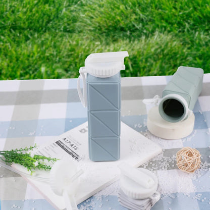 Gourde pliable écologique – Réutilisable, étanche et pratique pour le sport & le voyage
