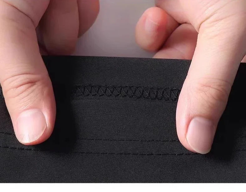 Ensemble de sport pour hommes – T-shirt et short en soie glacée respirante