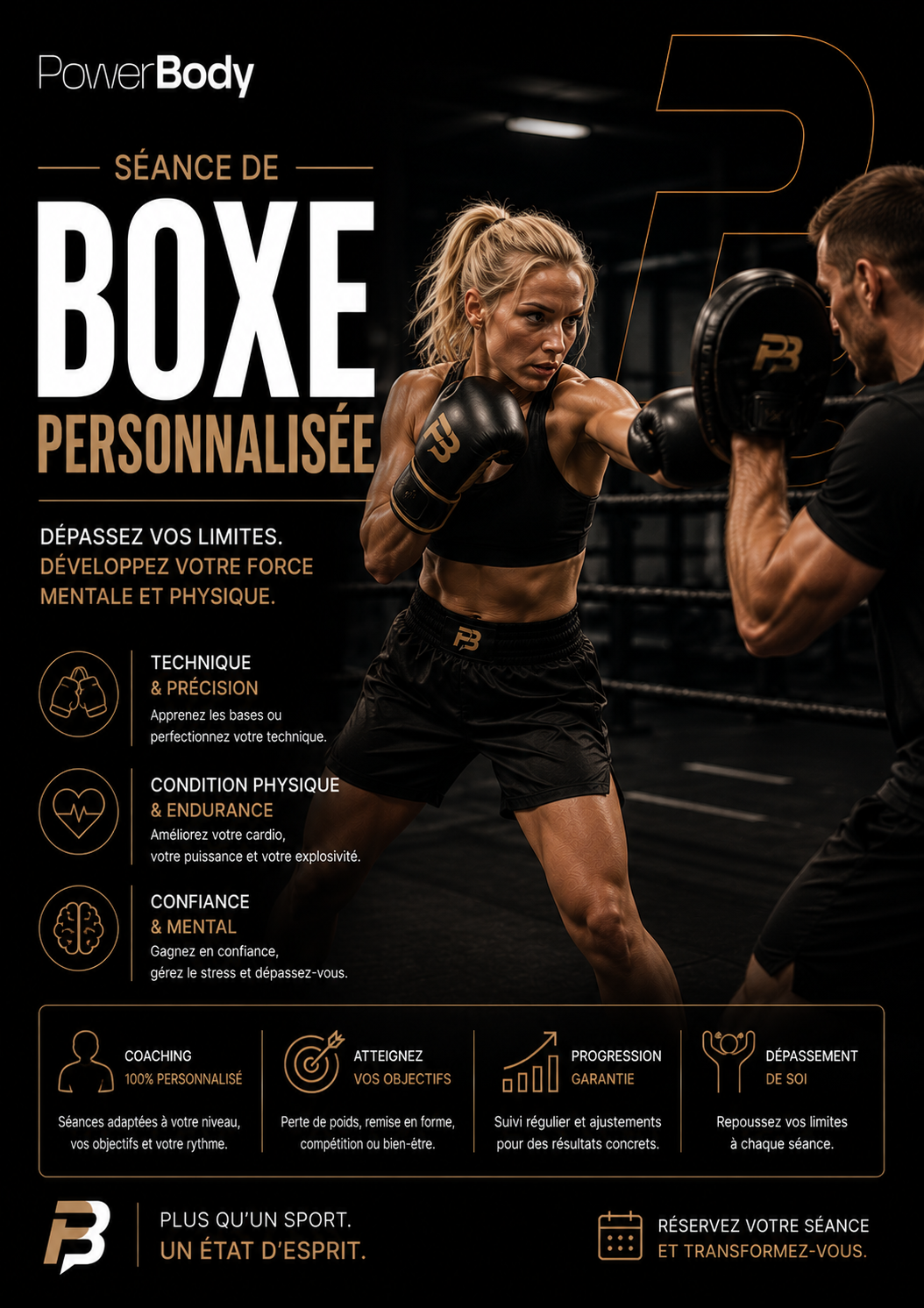 Séance de boxe personnalisée