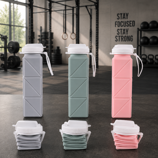 Gourde pliable écologique – Réutilisable et pratique pour le sport