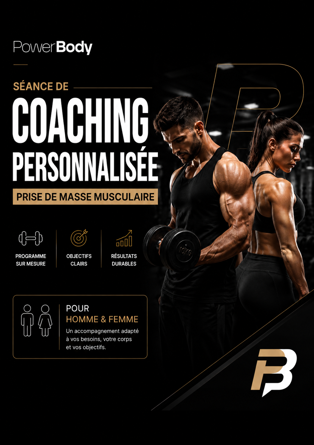 Coaching prise de masse musculaire – Séance personnalisée